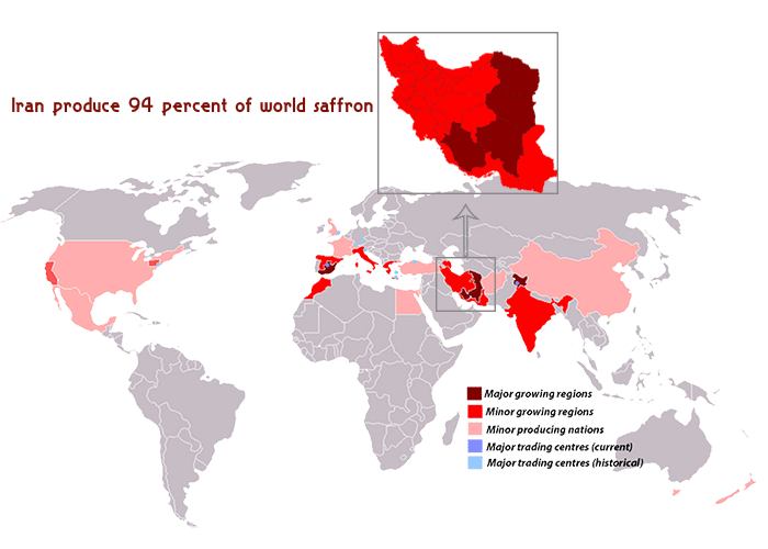 largest producer of saffron