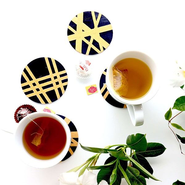 Geometric Circle Coasters