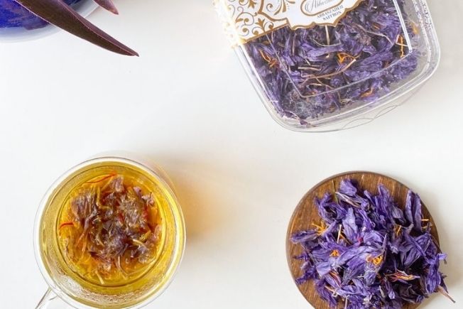 Saffron flower tea