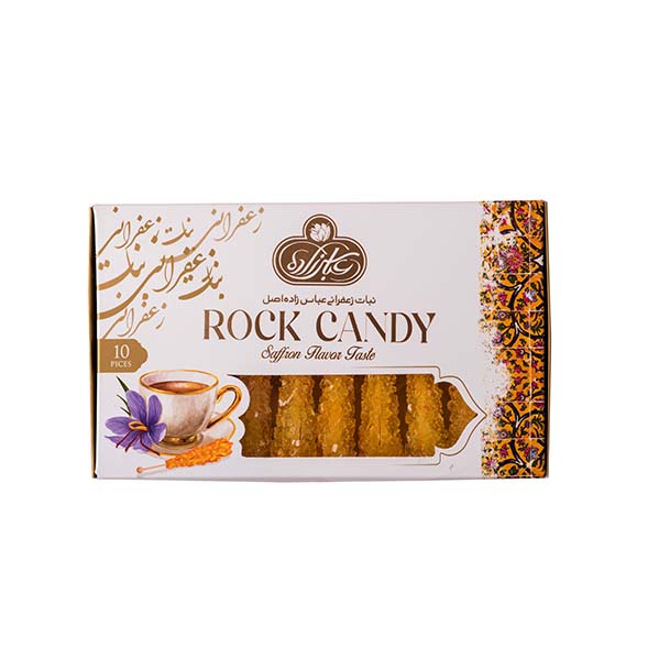 Saffron Rock Candy - 10 Pieces
